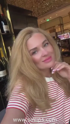 Sabrina blonde Ukranian escort in London video